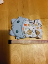 Mitones de silicona para dentición de bebé, guante mordedor de sonido para recién nacido, mordedor de lactancia masticable, juguete Natural para dejar de chupar el pulgar