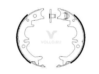 0986487680 bosch барабанные колодки