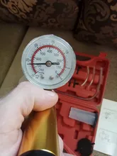 Mr Cartool-Herramientas de purga de líquido de freno, vacío Manual, Kit de probador de bomba de vacío, medidor de presión de bomba de aluminio