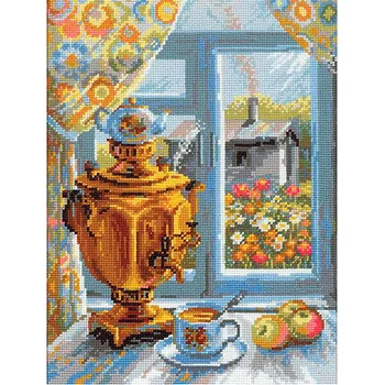 

1145 set for embroidery Riolis 'самовар', 30*40 cm