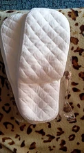 10 unids/set reutilizable ropa de pañales de bebé pañal 3 capa insertar 100% de algodón lavable bebé respetuoso del medio ambiente de pañal