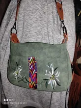 Bolso de tela abrasiva de alta calidad para mujer, bolsa de mano bordada a la moda, cruzado de diseñador, bolso de hombro multifunción