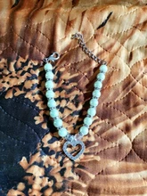 Accesorios para mascotas, corazón, diamantes de imitación, para cachorros, gatos, mascotas con Collar de perlas, accesorios de amor, joyería