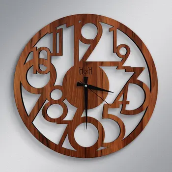 

Personalized Is Different Design Wooden Wall Clock-38C
