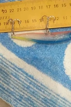 3D Eyes Floating Minnow Wobblers Fishing-Lure Laser Crankbait Aritificial Hard-Plastic