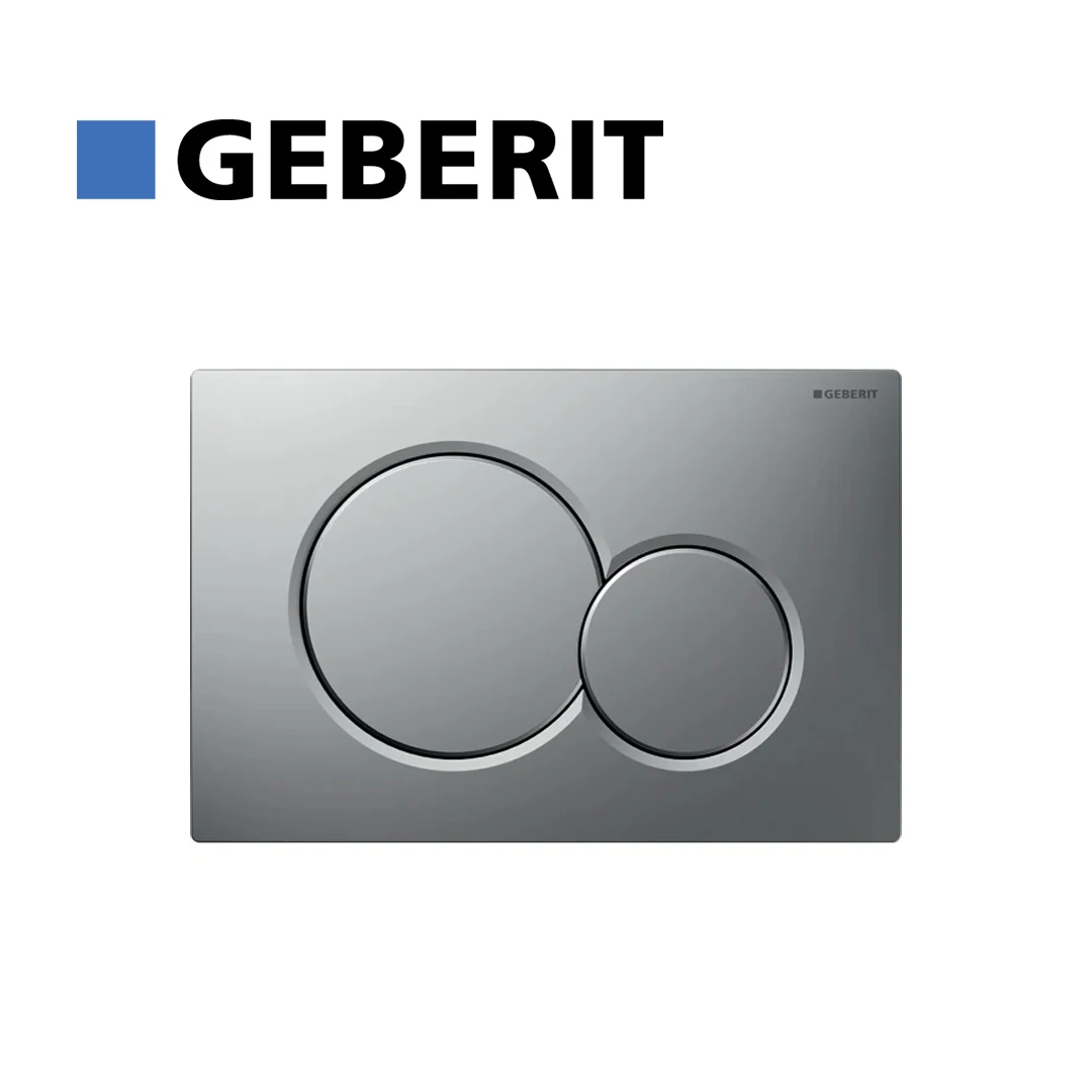 

Geberit Actuator Plate Sigma01 For Dual Flush: Matt Chrome-Coated, Easy-To-Clean Coated 115.770.JQ.5