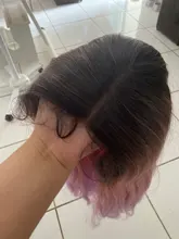 SOKU-peluca con malla frontal para mujer afroamericana, cabellera sintética con malla frontal, Color Ondulado Natural, parte media larga, estilo moderno, fibra resistente al calor