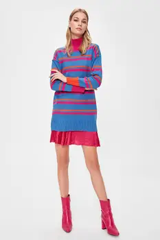 

Trendyol Turtleneck Striped Sweater Sweater TWOAW20KZ0527