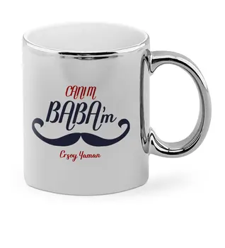 

Father's Day Custom Dear Dad Chrome Mug Cup-10