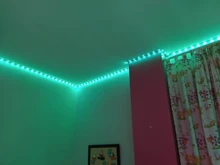 Lámpara de luz de fondo con Bluetooth y WIFI para decoración del dormitorio, controlador Flexible RGB 5050, cadena luminosa, tiras de luz LED