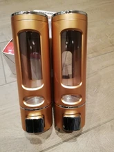 Shampoo-Dispenser Container Washroom-Accessories Liquid-Soap Shower Bath Wall-Mount Single/double-400ml