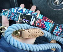 Leashes-Belt Ropes Leads Dog-Leash Dogs Walking-Training Round Colorful Long Cotton 150cm