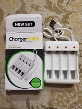 3/4-Slots Battery-Charger Universal Aa/aaa-Battery USB for Fast Usb-Output