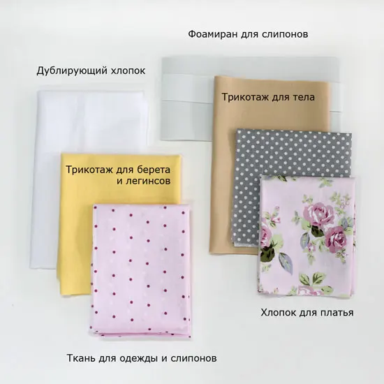 Набор для шитья текстильной куклы Арт Ткани "Кэти"