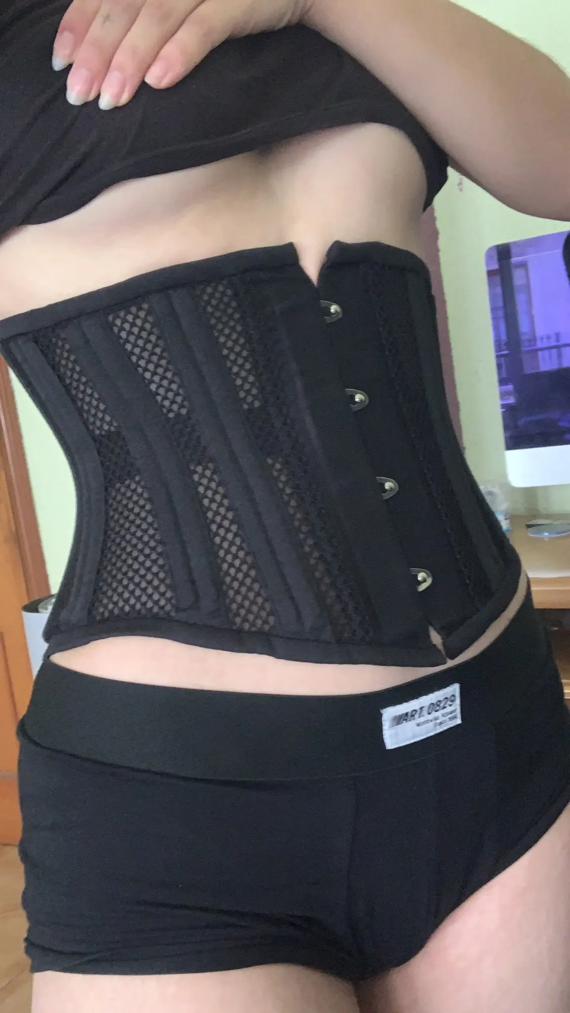 Mesh Short Torso Underbust Corset photo review