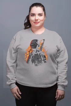 

Angemiel Wear Vicinity Pubg Gray Female Sweatshirt