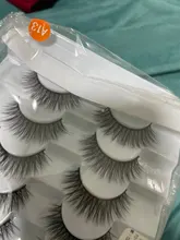 Pestañas postizas de visón falso 3D, 5/8 pares, naturales, esponjosas, voluminosas y espectaculares, extensión de pestañas hecha a mano, sin crueldad