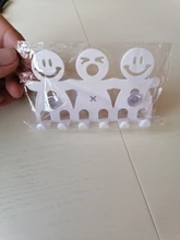 Toothbrush-Holder Bathroom-Sets Cartoon 5-Position Suction-Cup Wall-Mounted Smile Cute