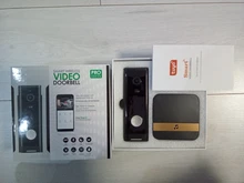 Minicámara de timbre de puerta inalámbrica para exteriores, cámara de seguridad con visión nocturna IR, 1080P, HD, WiFi, timbre inteligente, vídeo, intercomunicador, APP Tuya