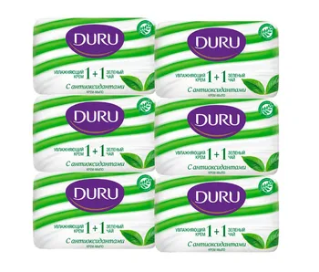 

Duru 1 + 1 cream soap мультипак, with antioxidants 6 PCs The 80g