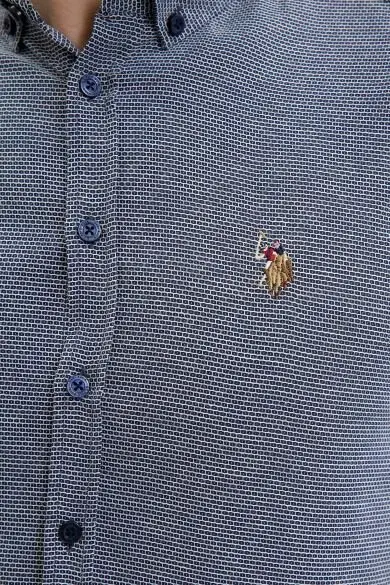 U.S. POLO ASSN. Мужской тканый гомлек - Цвет: Тёмно-синий