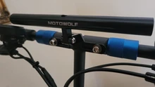 MOTOWOLF-soporte de montaje para motocicleta, soporte de teléfono de expansión para luz, manillar