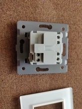 Power-Socket Glass-Panel Livolo Eu Wall Israel Standard 16A Crystal No 100--250v No-Logo