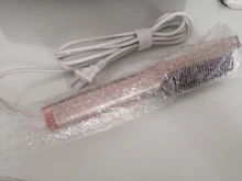 Profissional peines calientes Anti-hirviendo alisador de pelo cepillo de cerámica rizador climatizada eléctrica inteligente cepillo de pelo plancha