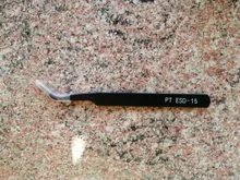 Pinzas de cejas de acero inoxidable, para maquillaje, 2021 negro, multiusos, herramientas para decoración de uñas