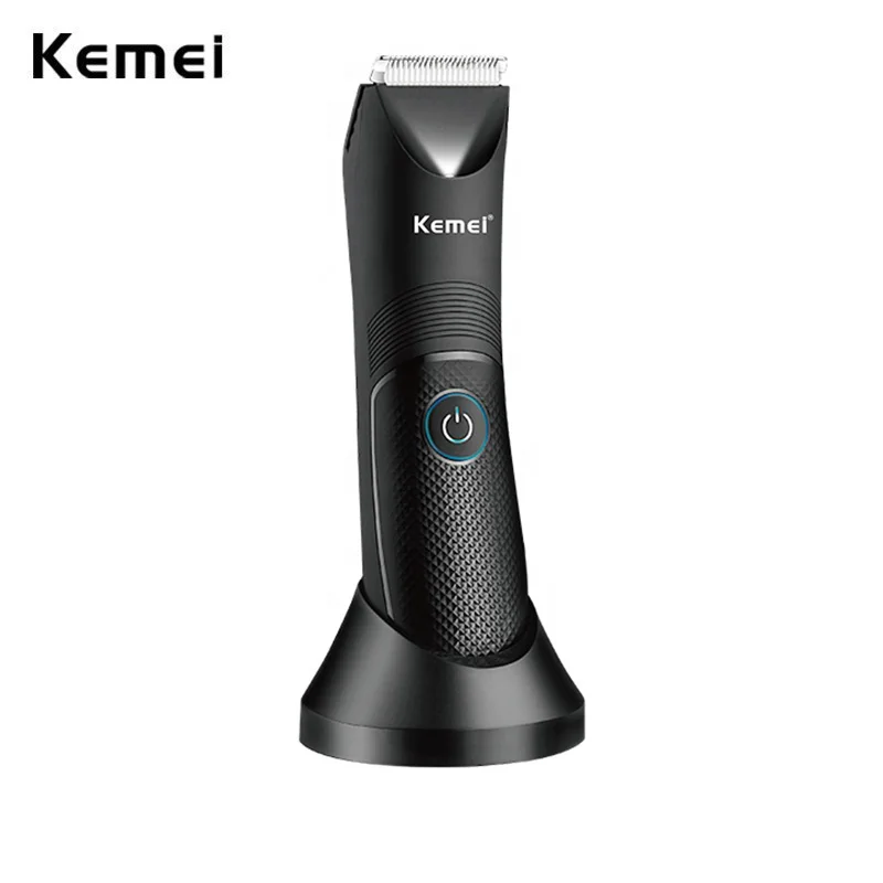 Kemei Groin Area Tagliacapelli Tosaerba Lama In Ceramica Impermeabile Tagliaunghie A Secco Umido Ascella Pubica Peli Del Corpo Massima Igiene Rasoio
