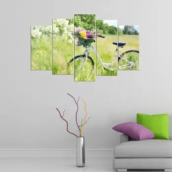 

Bicycle Themed 5 Piece Mdf Table