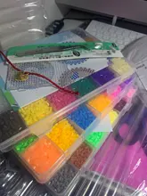 Hama-Cuentas de hierro de 72 colores para niños, Kit de cuentas de hierro, manualidades, juguete educativo, rompecabezas 3D