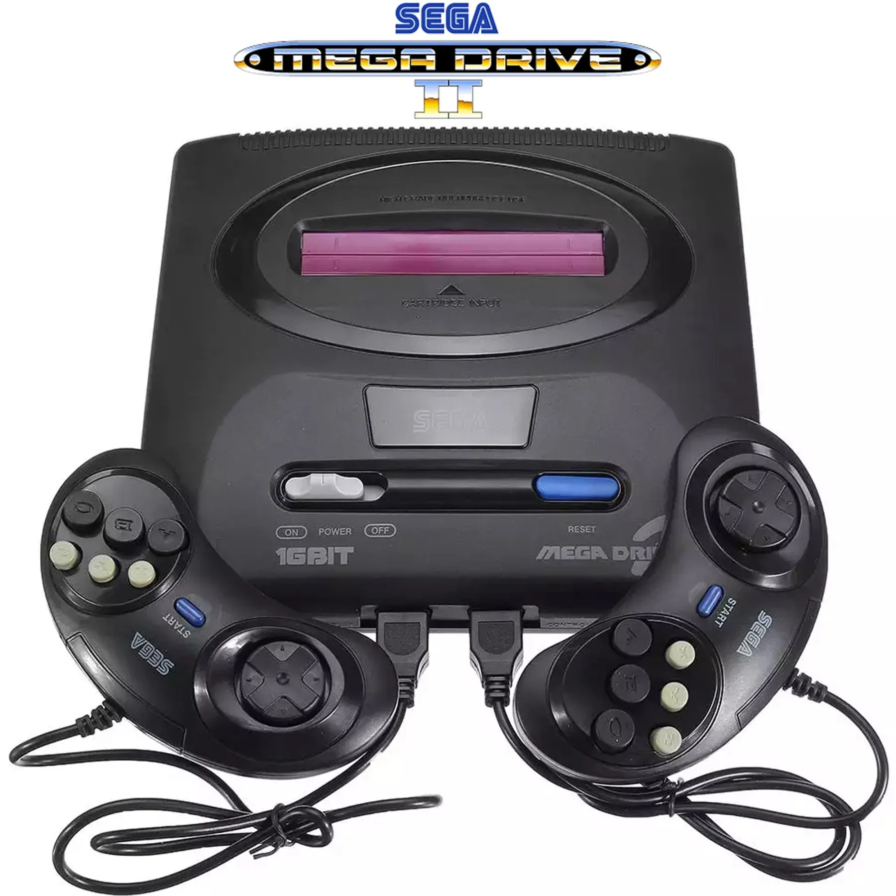 Console Sega Mega Drive 2 16 Bit 368 Games In Memory Game Box Retro' New -  Video Game Consoles - AliExpress