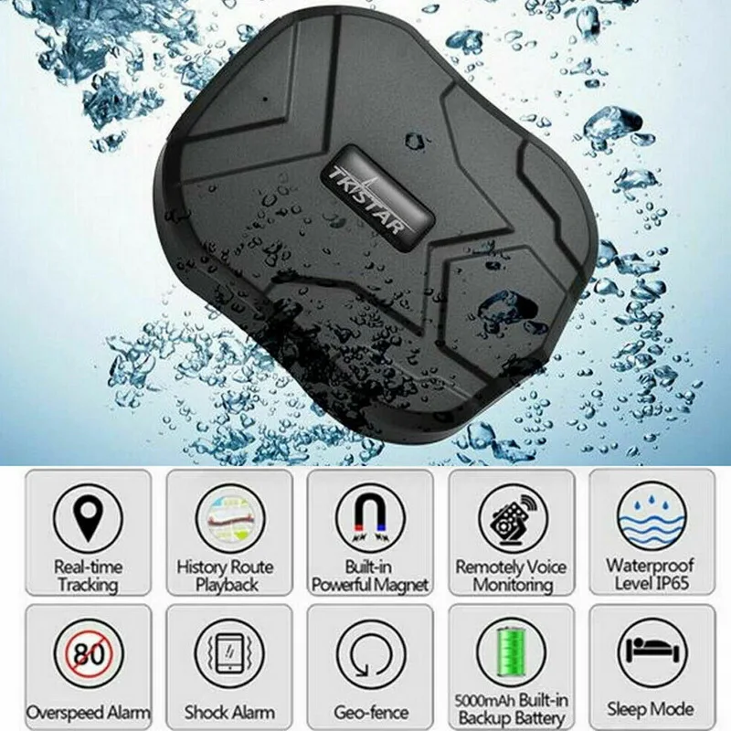 50 Pcs GPS /GSM Magnet Hidden Spy Tracker waterproof Real Time Device For Car Vehicle DHL22KG | Дом и сад