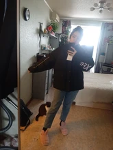 Winter Women Jackets Coat Parkas Padded-Down Print Female Cotton Hooded Warm HOT Letter