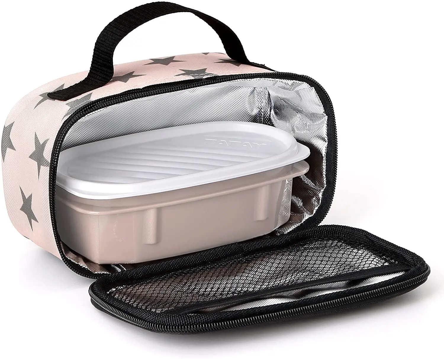 Tatay Urban Food Casual Mini Bolsa Térmica Porta Alimentos, con 1 Tupper  Hermético de 0.5L