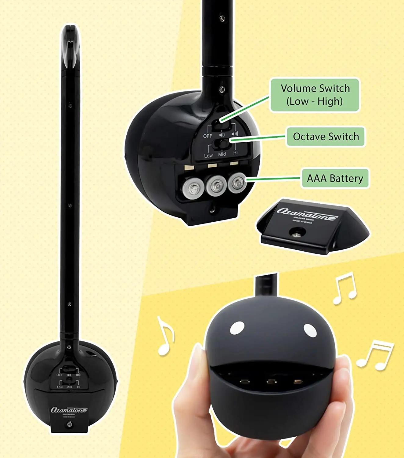 Otamatone Japanese Electronic Musical Instrument Portable Synthesizer from Japan Funny Toys And Gift For Kids Kawaii Otamatone Electronic Musical Instrument