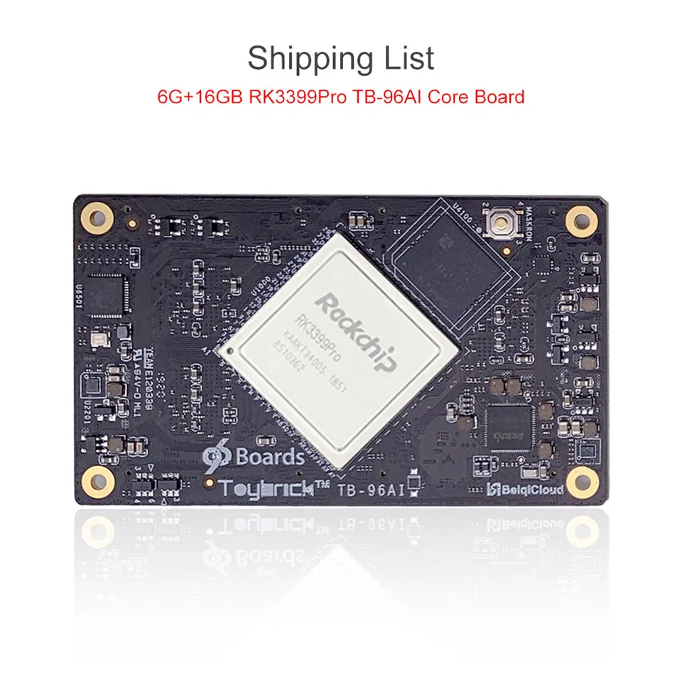 96 плат TB-96AI AI разработчик комплект Rockchip RK3399Pro для обнаружения объектов распознавание лица края вычисления шлюзовых роботов - Комплект: Комплект 2
