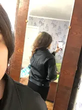 Jacket Women Basic-Coat Moto Aelegantmis Faux-Leather Plus-Size Winter Outerwear Autumn