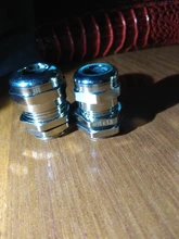 Cable impermeable glándula conector IP68 chapados en níquel latón Cable métrica M8 M10 M12 M14 M16 M18-M36 18-25mm para 4-8mm Cable