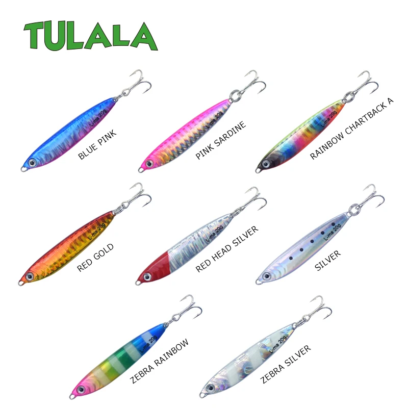 Tulala металлическая литая 20 г джиговая блесна для швартовки, литье свинца, рыбы, SeaBass, рыбалка на щуку Приманка снасти, вобберы, жесткие приманки