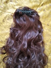 XINRAN-Extensiones de cola de caballo onduladas para mujeres, pinza de extensión, onda larga y gruesa