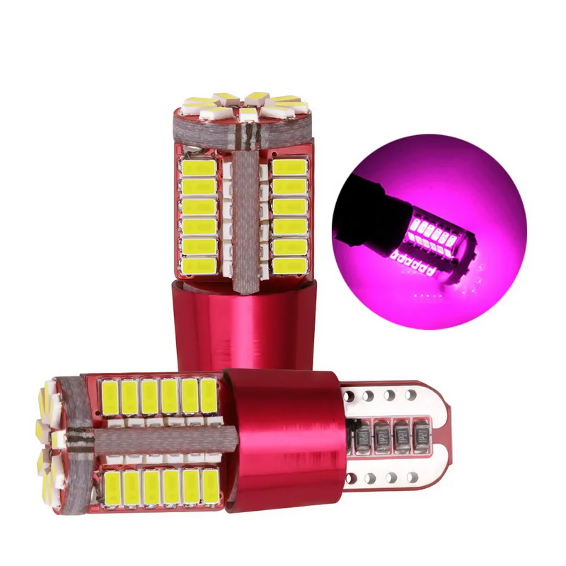 T10 3014 автомобильный декодирующий свет 57SMD бесступенчатое светодиодное дверное освещение широкая лампа декодирование света-2