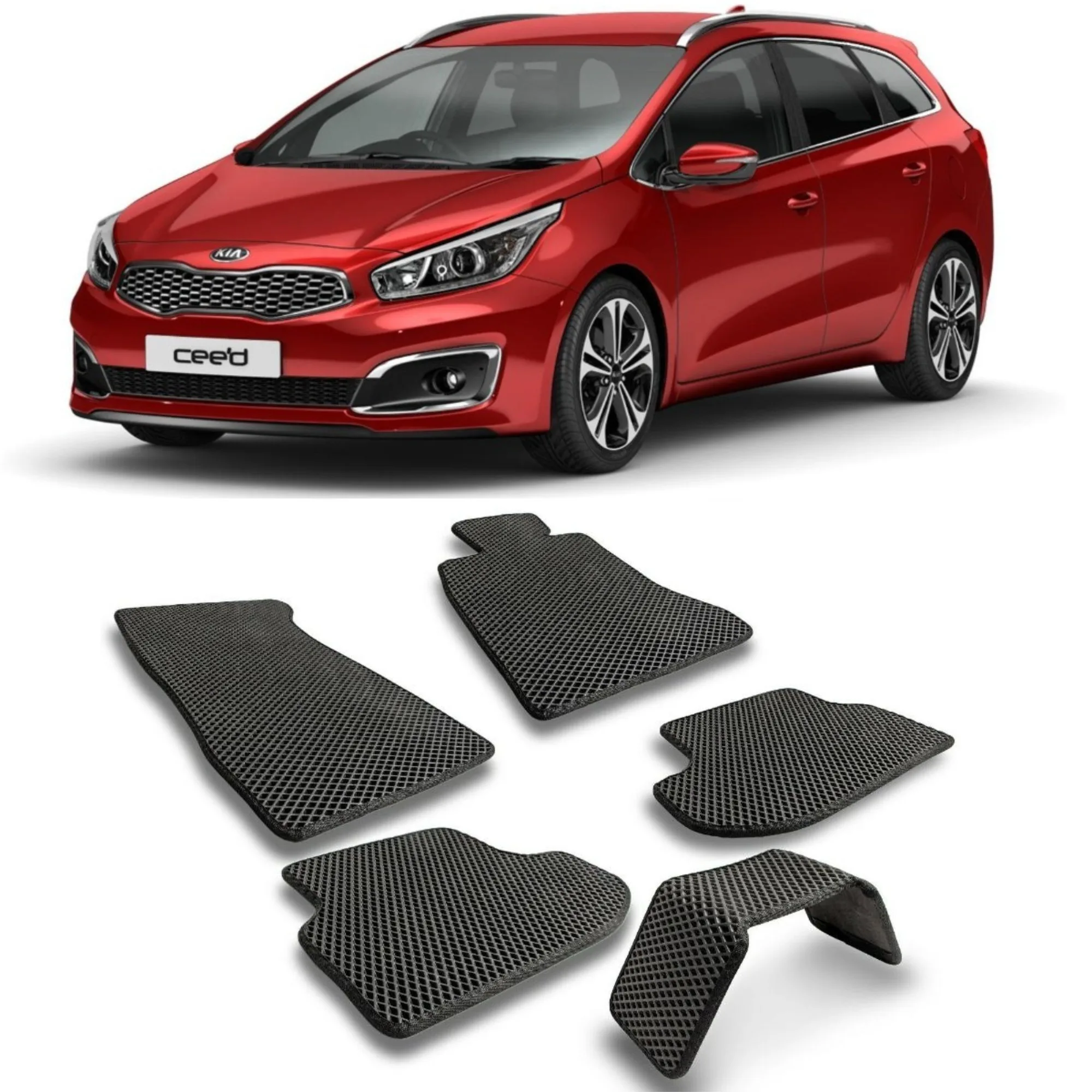 Car Eva Floor Mats Ct0250 For Interior Floor Accessory For Auto Kia