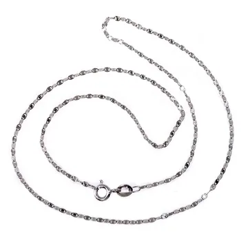 

Chain 18k white gold diamond 45cm. Thickness 1.5mm. [AB8997]