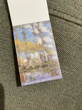 Pegatinas de arte Retro de Mona Lisa, pegatinas de palo de bala para colección de recortes de museo Van Gogh, etiquetas decorativas de papel japonés con collage