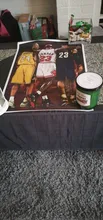 Poster Basketball Wall-Pictures Canvas Kobe Bryant Stars Lebron James Michael Living-Room