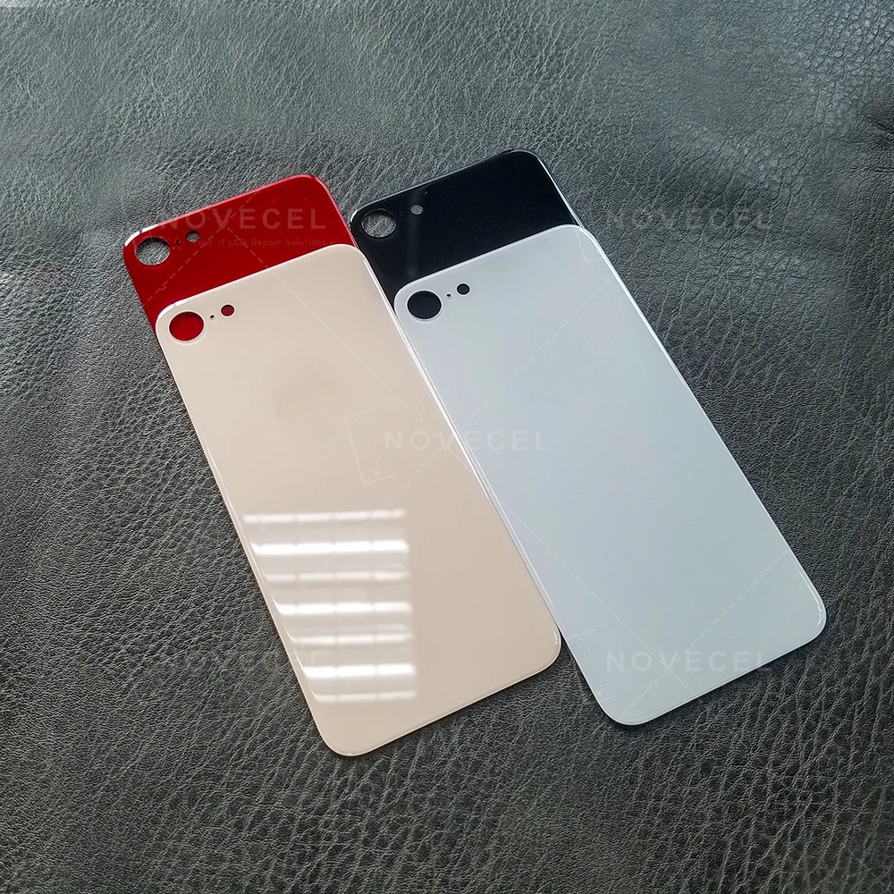 10pcs/lot Wholesale Big Hole with CE mark Back Cover Glass For iPhone 8 8plus Rear Battery Cover Door Housing Case Replacement