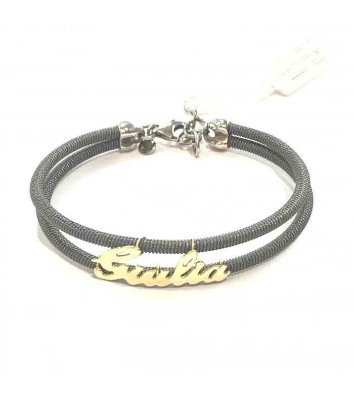 CAPODAGLI BRACELET DRIVE GIULIA SILVER GOLD STEEL BR-GIULIA