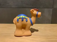 Figuras de Fisher para niños, mini personas, animales del zoo, ballena, león, juguetes de figuras de personajes animados, regalo de Navidad, 1 ud.